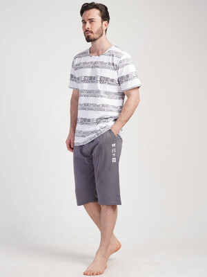 Купить Хлопковый комплект с капри GAZZAZ 3111181298 в Украина в Lingerie.ua - Одяг для дому та відпочинку, Фото 3