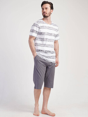 Купить Хлопковый комплект с капри GAZZAZ 3111181298 в Украина в Lingerie.ua - Одяг для дому та відпочинку, Фото 6