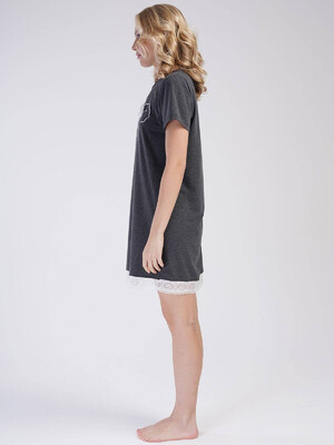 Купить Домашняя туника с коротким рукавом VIENETTA 4010150000 в Украина в Lingerie.ua - Одяг для дому та відпочинку, Фото 5