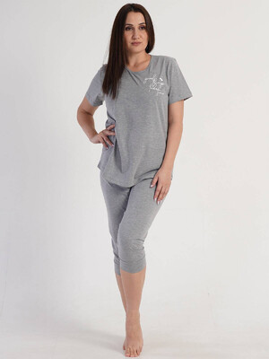 Купить Хлопковый домашний комплект с капри VIENETTA 3120410000 в Украина в Lingerie.ua - Одяг для дому та відпочинку, Фото 2