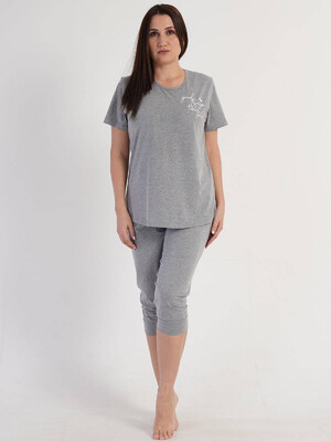 Купить Хлопковый домашний комплект с капри VIENETTA 3120410000 в Украина в Lingerie.ua - Одяг для дому та відпочинку, Фото 5