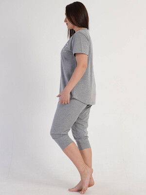 Купить Хлопковый домашний комплект с капри VIENETTA 3120410000 в Украина в Lingerie.ua - Одяг для дому та відпочинку, Фото 6