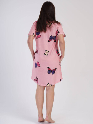 Купить Хлопковая туника большого размера с коротким рукавом VIENETTA 3120612064 в Украина в Lingerie.ua - Одяг для дому та відпочинку, Фото 5