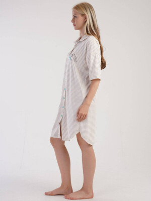 Купить Халат рубашка с коротким рукавом VIENETTA 3032360000 в Украина в Lingerie.ua - Одяг для дому та відпочинку, Фото 2