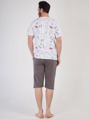 Купить Бавовняний комплект з капрі VIENETTA 2122720576 в Украина в Lingerie.ua - Одяг для дому та відпочинку, Фото 3