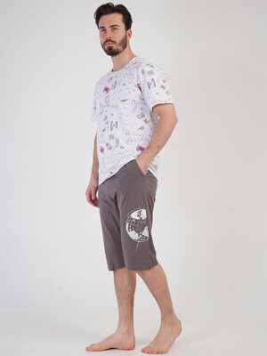 Купить Бавовняний комплект з капрі VIENETTA 2122720576 в Украина в Lingerie.ua - Одяг для дому та відпочинку, Фото 5