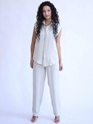 Купить Летний женский костюм из рубашки и брюк LINGERIE 170711 в Украина в Lingerie.ua - Одяг для дому та відпочинку, Фото 14