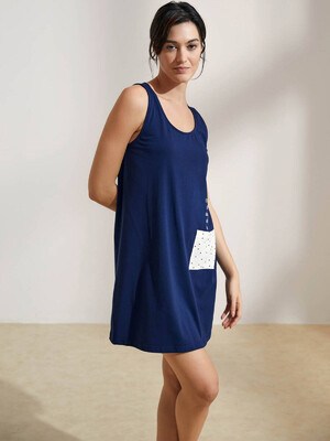 Купить Хлопковая туника на бретельках HAYS 36205 в Украина в Lingerie.ua - Одяг для дому та відпочинку, Фото 4