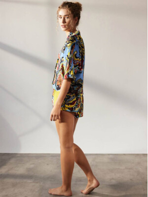 Купить Літня блуза з купро з етнічним принтом HAYS 36300 в Украина в Lingerie.ua - Одяг для дому та відпочинку, Фото 4