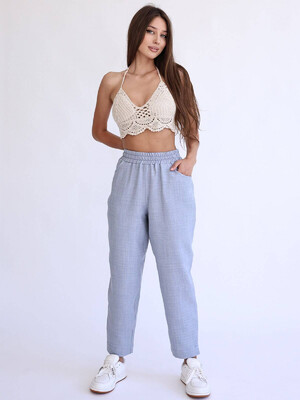 Купить Льняные летние женские брюки LINGERIE 170721 в Украина
