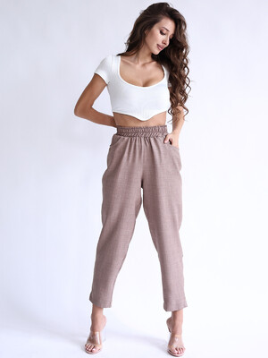 Купить Лляні літні жіночі штани LINGERIE 170721 в Украина в Lingerie.ua - Одяг для дому та відпочинку, Фото 15