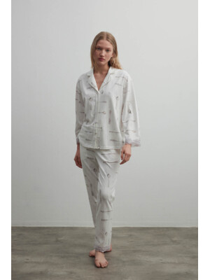 Купить Хлопковая классическая пижама с брюками HAYS 40315 в Украина в Lingerie.ua - Одяг для дому та відпочинку, Фото 1