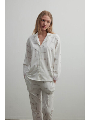 Купить Хлопковая классическая пижама с брюками HAYS 40315 в Украина в Lingerie.ua - Одяг для дому та відпочинку, Фото 5