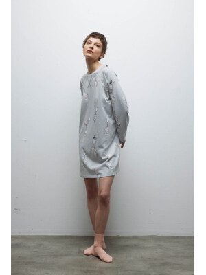 Купить Хлопковая домашняя туника с длинным рукавом HAYS 40225 в Украина в Lingerie.ua - Одяг для дому та відпочинку, Фото 2