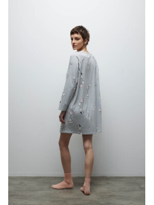 Купить Хлопковая домашняя туника с длинным рукавом HAYS 40225 в Украина в Lingerie.ua - Одяг для дому та відпочинку, Фото 5