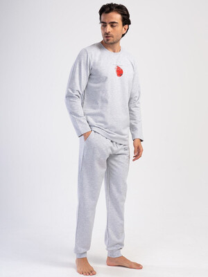 Купить Байковый домашний костюм с длинным рукавом VIENETTA MAN 4030010000 в Украина в Lingerie.ua - Одяг для дому та відпочинку, Видео