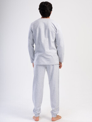 Купить Байковый домашний костюм с длинным рукавом VIENETTA MAN 4030010000 в Украина в Lingerie.ua - Одяг для дому та відпочинку, Фото 2