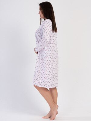 Купить Байковая ночная сорочка с длинным рукавом VIENETTA 1617053039 в Украина в Lingerie.ua - Одяг для дому та відпочинку, Фото 8