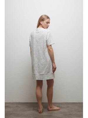 Купить Хлопковая туника с коротким рукавом HAYS 40178 в Украина в Lingerie.ua - Одяг для дому та відпочинку, Фото 2