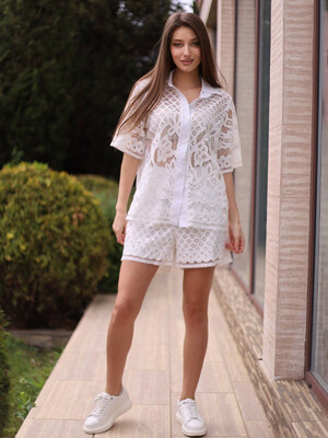 Купить Кружевной летний костюм LINGERIE 170716 в Украина в Lingerie.ua - Одяг для дому та відпочинку, Фото 9