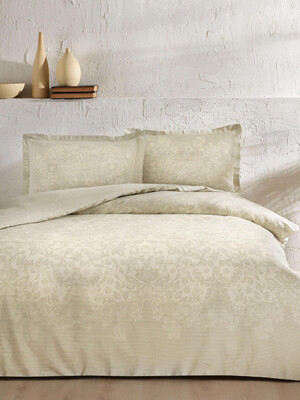 Купить Двуспальный комплект постельного белья TAC Saten Herta в Украина