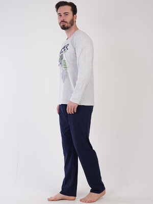 Купить Хлопковый домашний комплект с длинным рукавом VIENETTA MAN 3060140000 в Украина в Lingerie.ua - Одяг для дому та відпочинку, Фото 3