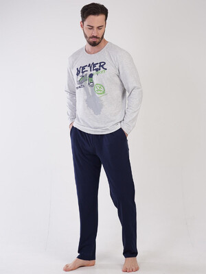 Купить Хлопковый домашний комплект с длинным рукавом VIENETTA MAN 3060140000 в Украина в Lingerie.ua - Одяг для дому та відпочинку, Фото 4