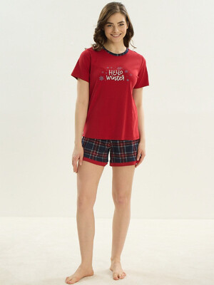 Купить Хлопковый комплект из футболки и шорт SEVIM 16063 в Украина