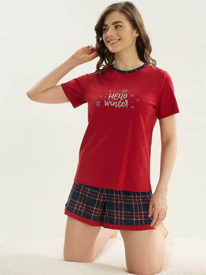 Купить Хлопковый комплект из футболки и шорт SEVIM 16063 в Украина в Lingerie.ua - Одяг для дому та відпочинку, Фото 4