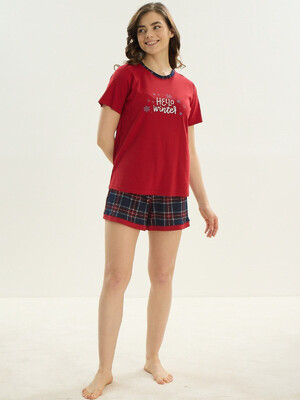 Купить Хлопковый комплект из футболки и шорт SEVIM 16063 в Украина в Lingerie.ua - Одяг для дому та відпочинку, Фото 5