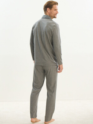 Купить Хлопковая классическая пижама с длинным рукавом SVMAN 9534 в Украина в Lingerie.ua - Одяг для дому та відпочинку, Фото 3