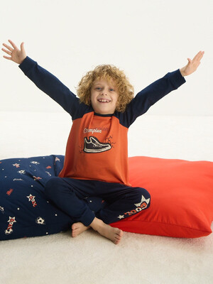 Купить Хлопковый домашний комплект с длинным рукавом ZEY ZEY 8734 в Украина в Lingerie.ua - Одяг для дому та відпочинку, Фото 3