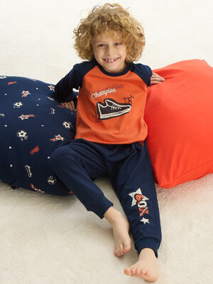 Купить Хлопковый домашний комплект с длинным рукавом ZEY ZEY 8734 в Украина в Lingerie.ua - Одяг для дому та відпочинку, Фото 6