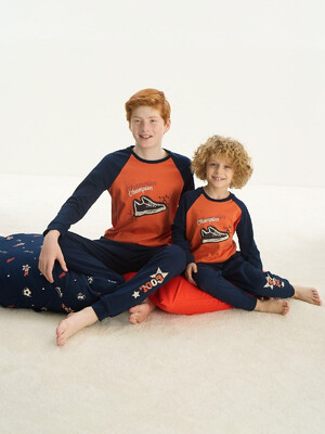 Купить Хлопковый домашний комплект с длинным рукавом ZEY ZEY 8734 в Украина в Lingerie.ua - Одяг для дому та відпочинку, Фото 8