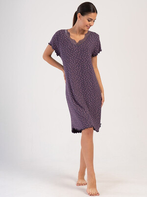 Купить Ночная сорочка с коротким рукавом VIENETTA 4040134422  в Украина в Lingerie.ua - Одяг для дому та відпочинку, Фото 4