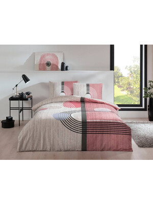 Купить Двуспальный комплект постельного белья из ранфорса с простыней на резинке TAC Alex в Украина в Lingerie.ua - Одяг для дому та відпочинку, Фото 2