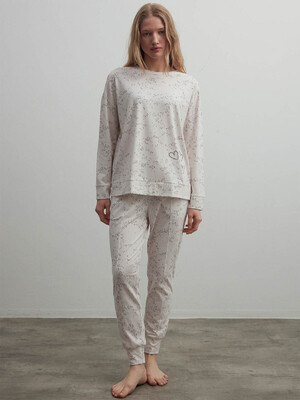 Купить Хлопковый домашний комплект с брюками HAYS 40264 в Украина в Lingerie.ua - Одяг для дому та відпочинку, Фото 1