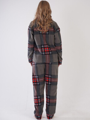 Купить Флисовая женская пижама на пуговицах VIENETTA 3100920246 в Украина в Lingerie.ua - Одяг для дому та відпочинку, Фото 2