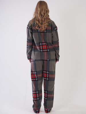 Купить Флисовая женская пижама на пуговицах VIENETTA 3100920246 в Украина в Lingerie.ua - Одяг для дому та відпочинку, Фото 7