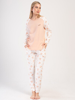 Хлопковый домашний комплект с длинным рукавом VIENETTA 4040215107