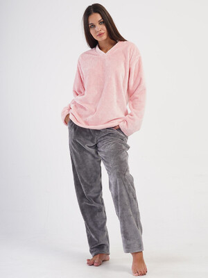 Купить Теплый домашний женский костюм VIENETTA 4031180183 в Украина в Lingerie.ua - Одяг для дому та відпочинку, Фото 4