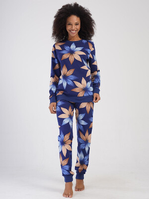 Купить Байковая пижама женская с длинным рукавом VIENETTA 4032959199 в Украина в Lingerie.ua - Одяг для дому та відпочинку, Фото 7