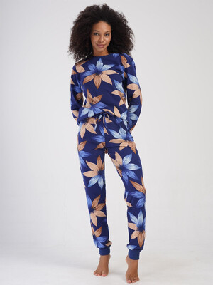 Купить Байковая пижама женская с длинным рукавом VIENETTA 4032959199 в Украина в Lingerie.ua - Одяг для дому та відпочинку, Фото 3