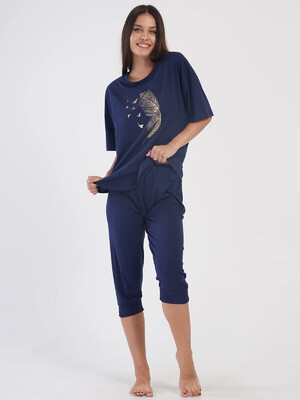 Купить Хлопковый домашний комплект большого размера VIENETTA 4051920000 в Украина в Lingerie.ua - Одяг для дому та відпочинку, Фото 1