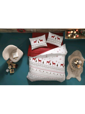 Купить Двуспальный комплект постельного белья TAC Ranforce Belly Glow в Украина в Lingerie.ua - Одяг для дому та відпочинку, Фото 2