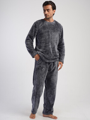 Купить Теплый домашний комплект из велсофта VIENETTA MAN 4031570000 в Украина в Lingerie.ua - Одяг для дому та відпочинку, Видео