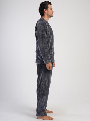 Купить Теплый домашний комплект из велсофта VIENETTA MAN 4031570000 в Украина в Lingerie.ua - Одяг для дому та відпочинку, Фото 4