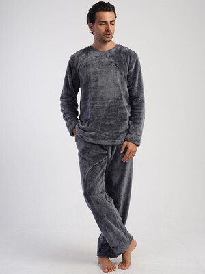 Купить Теплый домашний комплект из велсофта VIENETTA MAN 4031570000 в Украина в Lingerie.ua - Одяг для дому та відпочинку, Фото 5