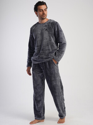 Купить Теплый домашний комплект из велсофта VIENETTA MAN 4031570000 в Украина в Lingerie.ua - Одяг для дому та відпочинку, Фото 8