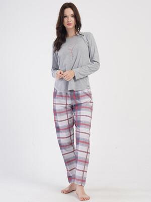 Купить Хлопковый домашний комплект большого размера VIENETTA 4040580943 в Украина в Lingerie.ua - Одяг для дому та відпочинку, Фото 9